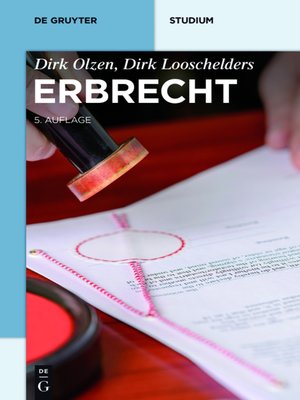 cover image of Erbrecht